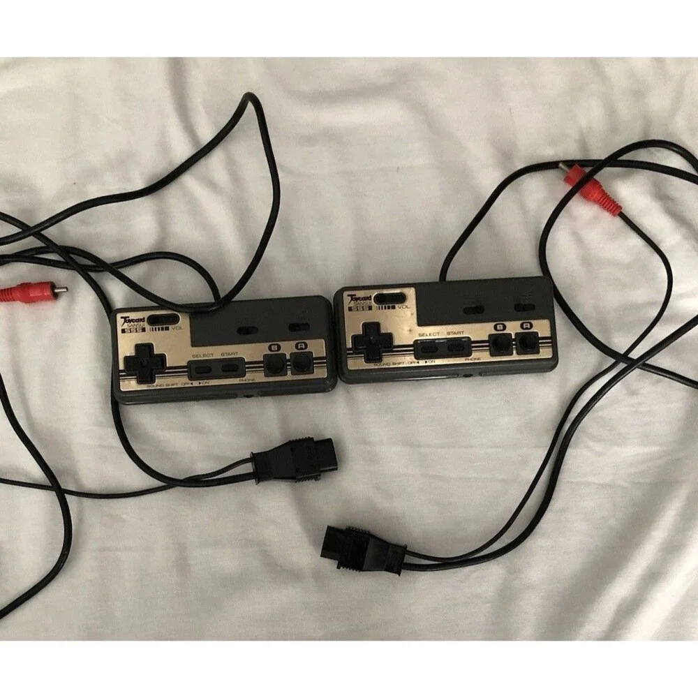 🎮 (2) Joy Card Sansui SSS NES Controllers – Vintage Japan Import – Tested Rare